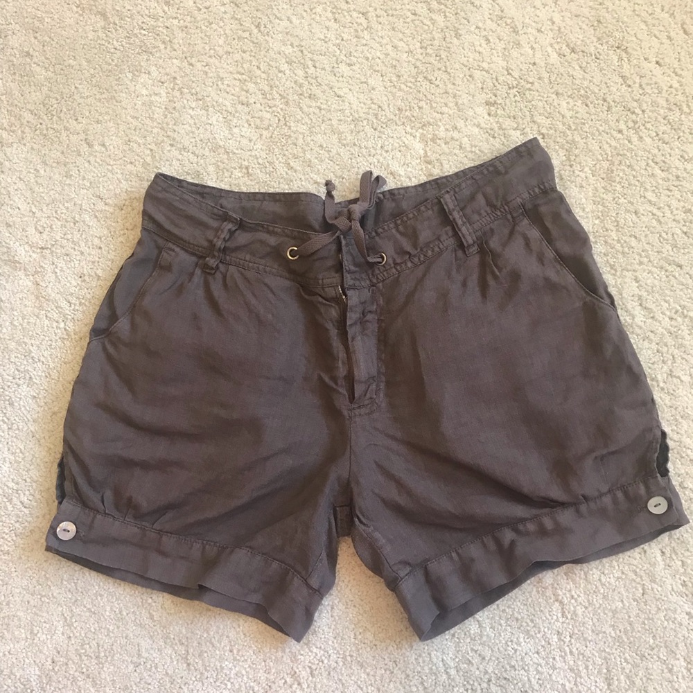 Allen Allen Linen Shorts